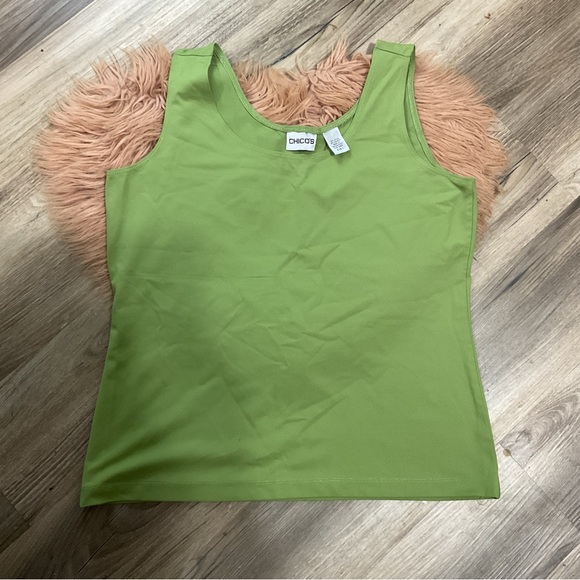 Chico's Tops - Chico’s Green Tank Top Size 8/10